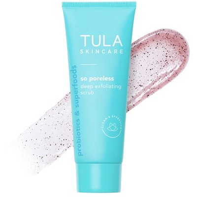 TULA Skin Care So Poreless Exfoliating Blackhead Scrub 2.89 Ounce (Pack of 1)
