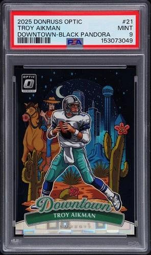 2025 Donruss Optic Troy Aikman Black Pandora (PSA 9)