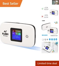 Compact 4G LTE Wi-Fi Hotspot for Easy On-the-Go Connectivity - Ideal for Travel