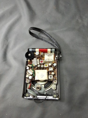 Radio Motorola X25E portatile a tutti i transistor radio cromata con cinturino e custodia - Foto 2 di 16