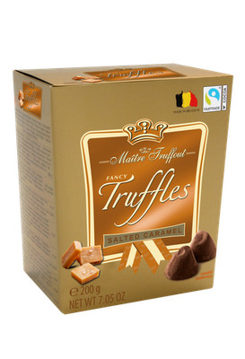 Maitre Truffout Fancy Gold Truffles gesalzenes Karamell 200g