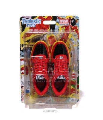 Authentic ape bape bape sta x marvel F4 the human torch 9 10 11