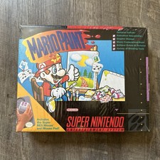 Mario Paint Bundle (Super Nintendo SNES) NEW Sealed X Rare Black Box