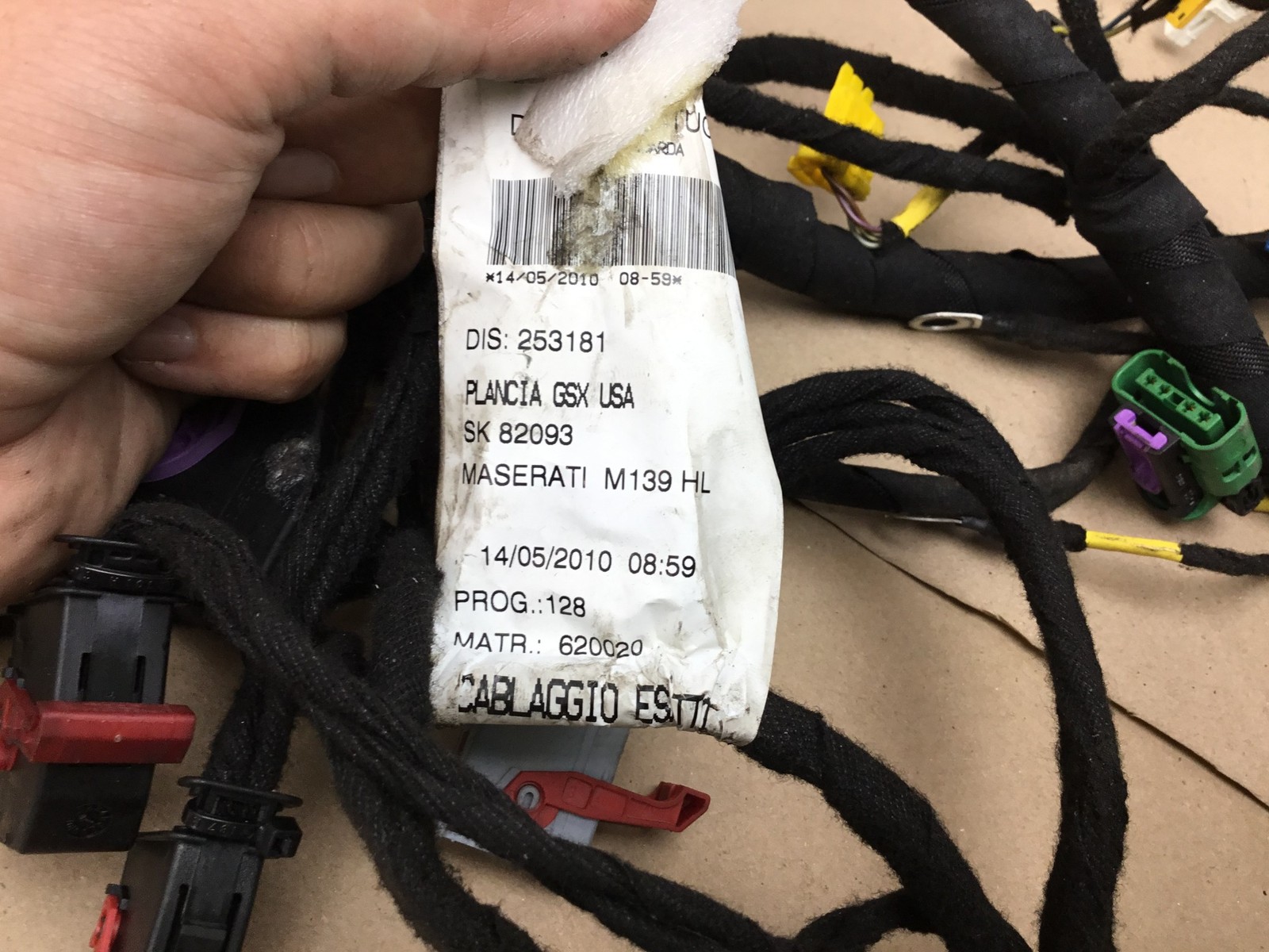 Maserati Granturismo S 2010 Dashboard Dash Wire Wiring Harness Cable 08 - 12 ;:O