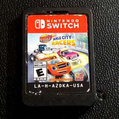 Blaze Monster Machines Axle City Racers -Nintendo Switch Game Only '' Tested''