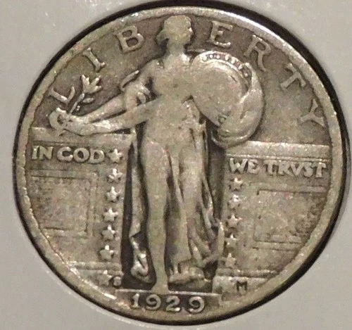 Silver Quarter - Standing Liberty - 1929-S [114]