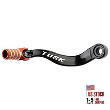 Folding Shift Lever Stock Black/Orange Tip Compatible with KTM 500 EXC-F 2017