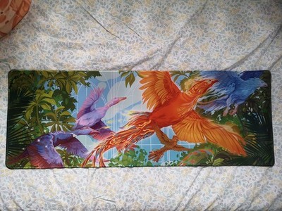 Phönix und verschiedene Vögel Menagerie Desktop Mauspad Illumicrate Fairyloot