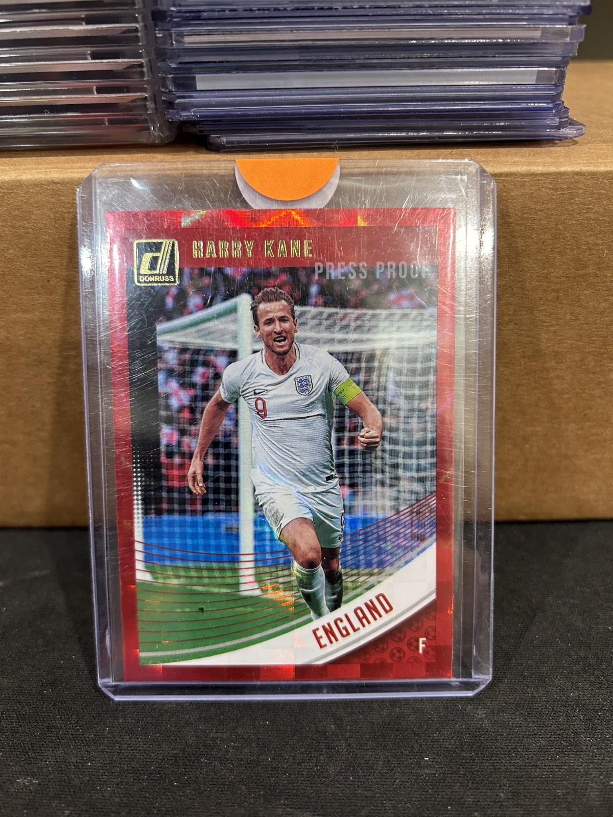 2018-19 Panini Donruss - Harry Kane #123 Press Proof Red Ice SSP England