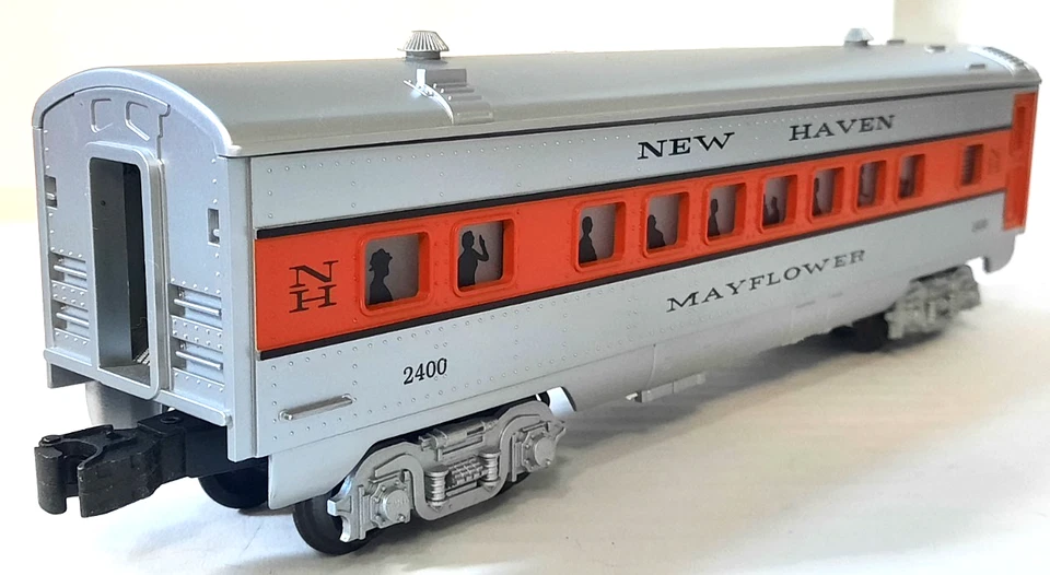 WILLIAMS~O GA~NEW HAVEN "MAYFLOWER" 4-STREAMLINED PASSENGER CAR SET~ #STR02711 - Image 4 of 4