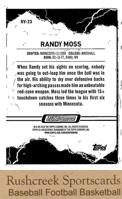 2023 Topps Composite #RV-23 Randy Moss Resurgence Voltaic | eBay