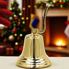 Custom engraved Brass Ship Bell Vintage Wall Mounted Doorbell  Solid Brass