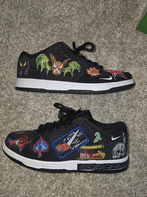 Nike SB Dunk Low NeckFace Size 10 Men s USED