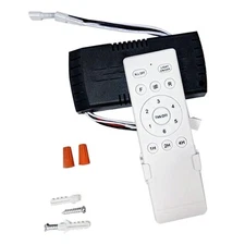Universal Ceiling Fan Remote Control Kit Replacement, 6-Speed & Timing, Remote R