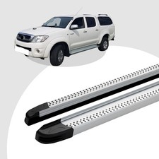 Trittbretter passend f&uuml;r Toyota Hilux Vigo 08/2004-12/2015 (Model: MAJA, Farbe: 
