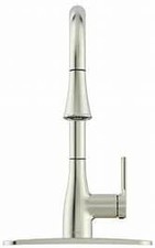 Bio Bidet Flow Classic Series Single-Handle Kitchen Faucet - Brushed Nickel