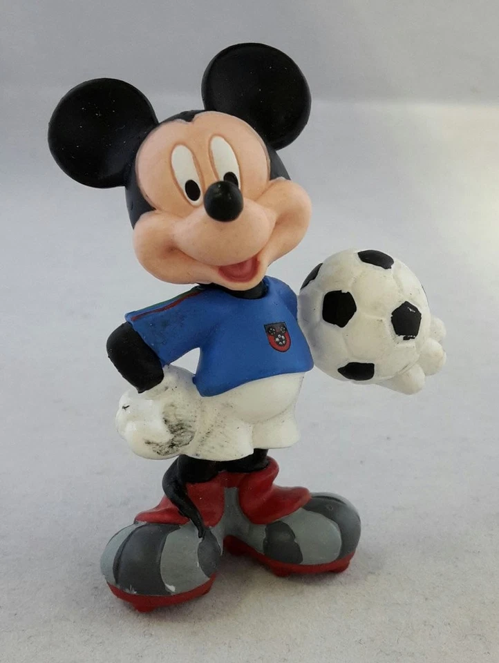 Disney Mickey Mouse Mickey mit italienischem Trikot Spielfigur 6cm Bullyland - Bild 1 von 1