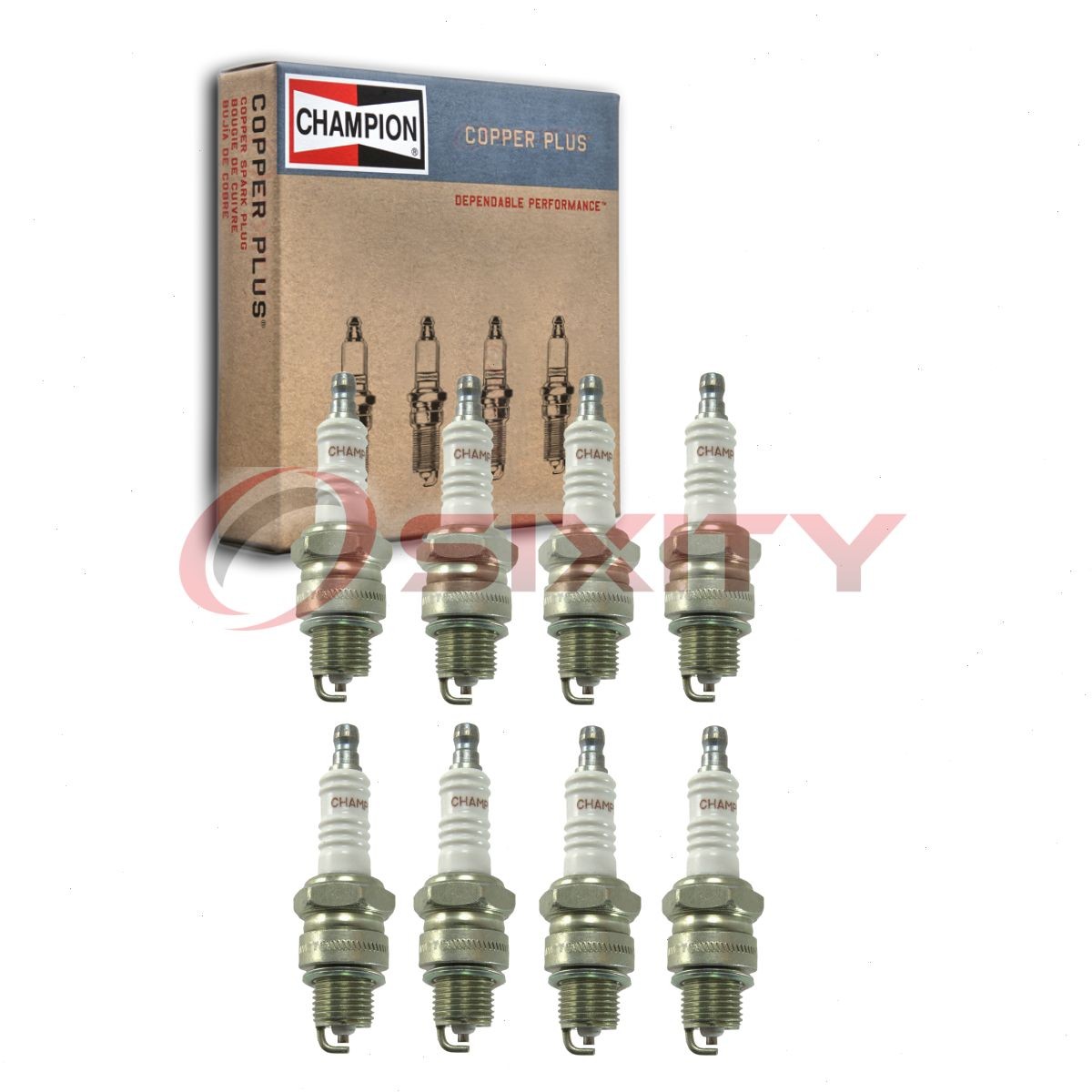8 pc Champion Copper Plus 328 Spark Plugs for W5BC W5B W4B2 W24FPU L82YC yi