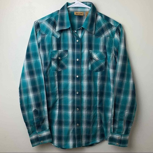 Wrangler Womens Small Turquoise Pearl 