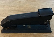 Vtg. Bostitch Model B5 Black Textured Finish Metal Stapler USA Heavy Duty Works 