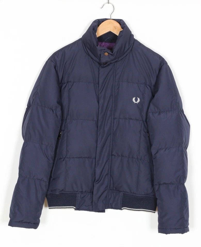 Doudoune homme FRED PERRY vintage rétro années 90 taille M MJ3166 - Photo 2/4