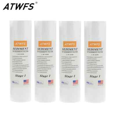 New Water Purifier 5 Micron 4X10'' Sediment Cartridge Aquarium Pre-Filters Use