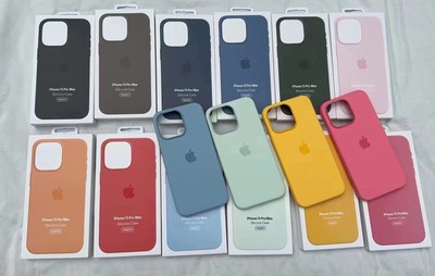 For Apple iPhone15 Pro 15Plus 15 Pro Max Original Silicone Case with MagSafe