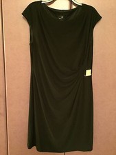 NWT  RONINI  NICOLE   BLACK   WOMEN   FULL  LINING   DRESS  SIZE 16  