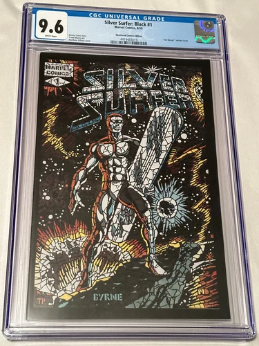 Silver Surfer: Black #1 Shattered Comics Edition Variant CGC Graded 9.6
