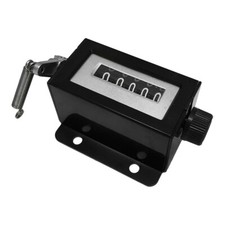 5 Digit Ratchet Counter, Rotary Knob Reset, 4...