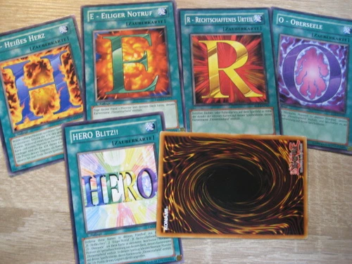 3 x Elemental Hero + HERO Blitz + HERO H+E+R+O for your Deck Yu-Gi-Oh