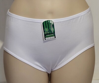 Damen Slip Unterhose Bambus wei Gr. 4XL, 5XL #3184 | eBay.de