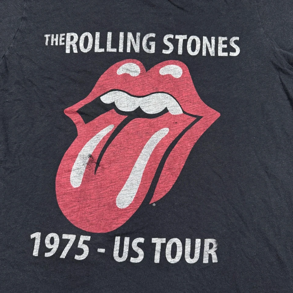 Rolling Stones Graphic T Shirt Women's Size 2XL Black Short Sleeve Crew Neck Tee - Image 4 of 4