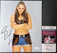WWE NXT Sarah Logan Signed 8x10 Photo D Autograph Valhalla WrestleMania JSA COA