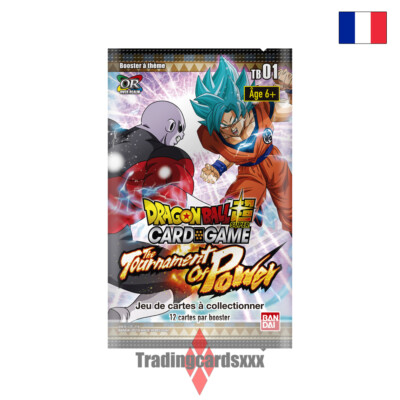 Dragon Ball Super Card Game Booster The Tournament Of Power Francais French Ebay