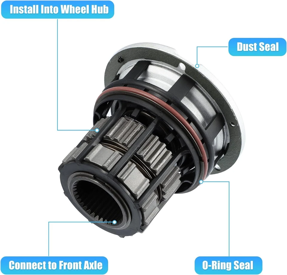 Bloqueo de buje manual delantero 2 piezas para 05-18 Ford F250 F350 F450 F550 Super Duty 600-220 Foto 3 de 4