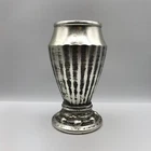 Vintage MCP USA Silver Vase Mount Clemens Pottery McCoy Midcentury