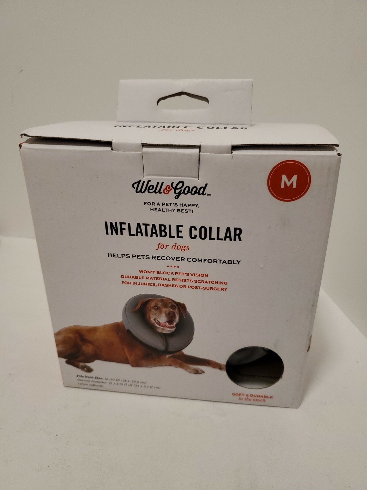 well and good inflatable dog collar
