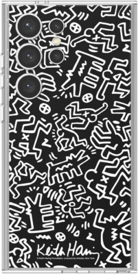 Keith Haring Mono interaktive Flipsuit Karte für Galaxy S24 Ultra