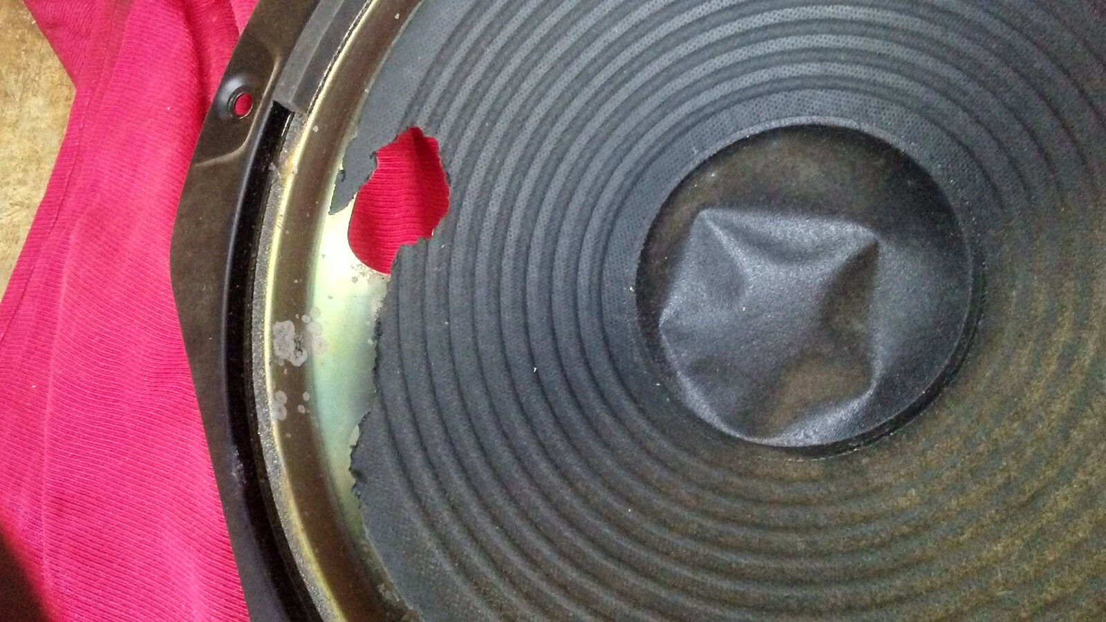 12" Woofer Speakers.8 ohm. From Pioneer CSG7001 For Parts Or Not