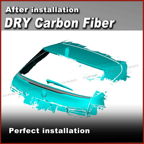 Dry Carbon Heckspoiler Lippe Middle Spoiler Passt für BMW F95 X5M LCI 2023-2024 - Picture 4 of 11