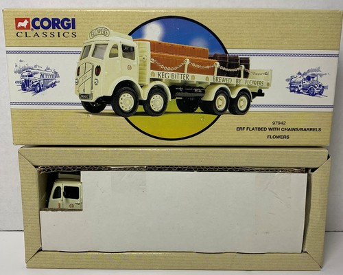 Corgi Classics 1:50 97942 ERF Catene/Battiere Piatte Fiori Birrificio NUOVO IN SCATOLA
