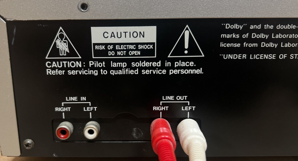 Vintage Akai GXF31 Stereo Cassette Player Deck Japan Tested Works For