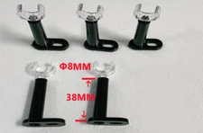 Size 8mm & Tall 38mm Neon Sign Tube Support/ Tube Holder Stand Accessory Qty 10