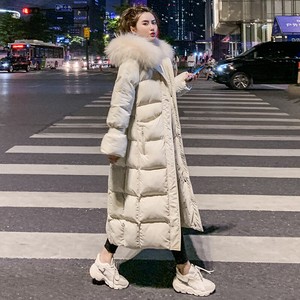 maxi long down coat