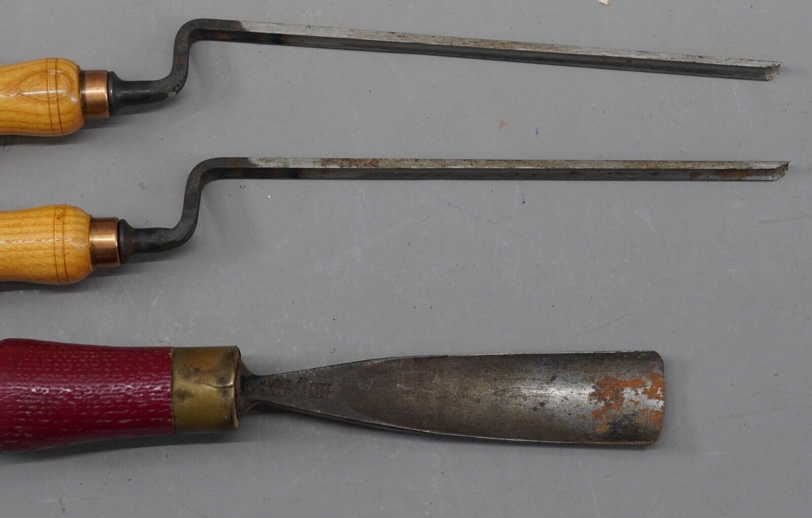 24 Buck Brothers Wood Working Turning Tools Chisel Gouges Carving Pre