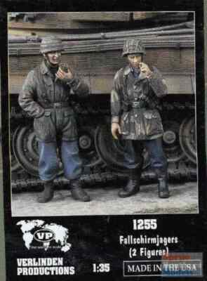 Verlinden - German Paratroopers (2 fig.) 1:35 (1255) Vintage Model Making