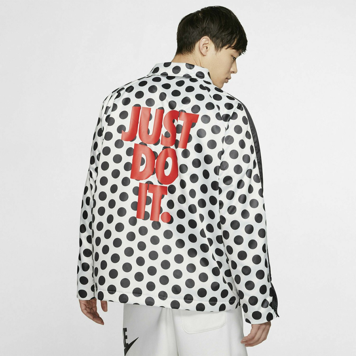 Nike Just Do It JDI Synthetic Fill Polka Dot Jacket Sz Large L NEW