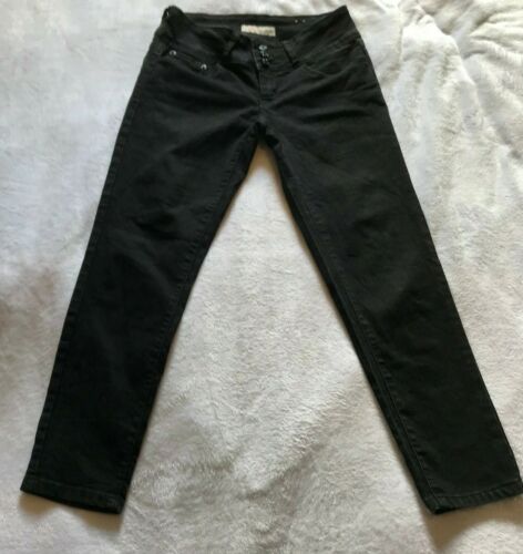 Pantalones de mezclilla ajustados elásticos para mujer GUESS Los Angeles 1981 talla 28 negros  - Imagen 1 de 9