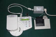 Roche Cardiac Reader Copas Bluttest Tester Analyse Kardialer +Pwr supply Printer